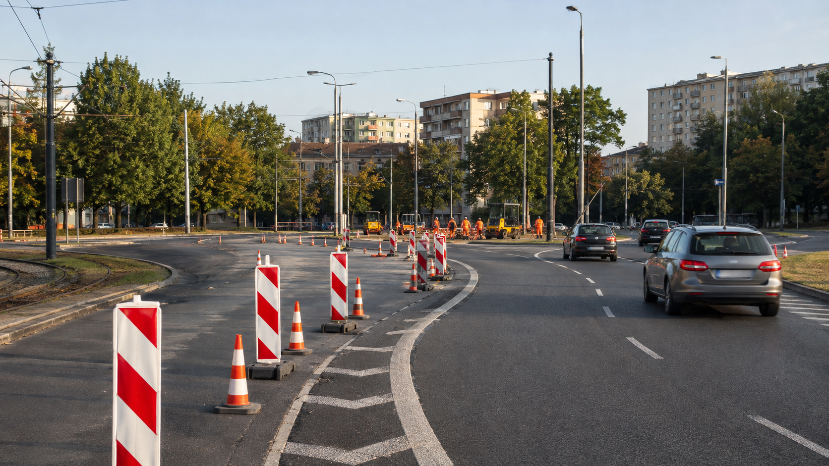 Rondo Wiatraczna: od 5 września zmienia się organizacja ruchu Rondo Wiatraczna: od 5 września zmienia się organizacja ruchu