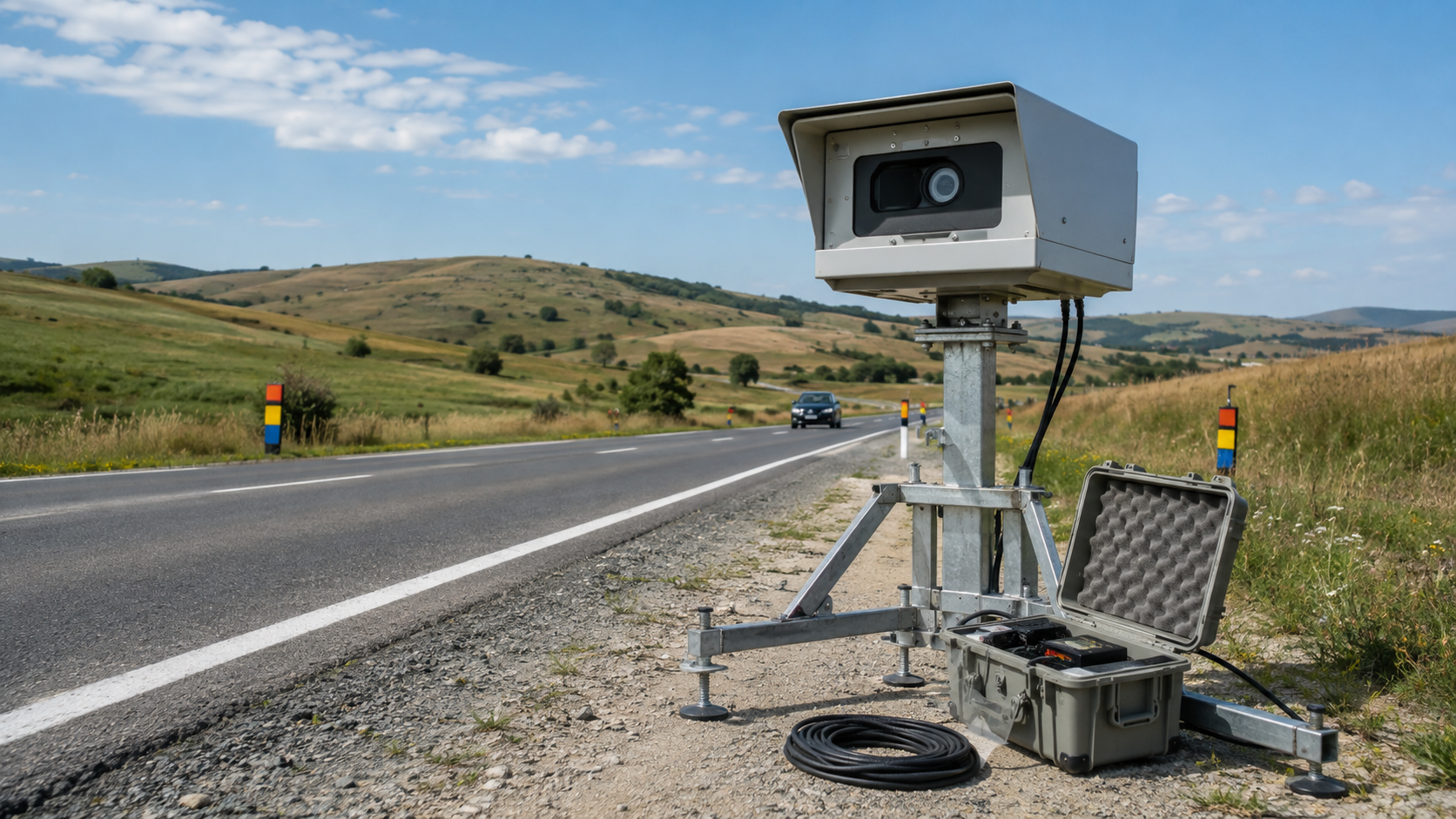 Când vor apărea cele 400 de camere radar noi pe drumurile din România Când vor apărea cele 400 de camere radar noi pe drumurile din România
