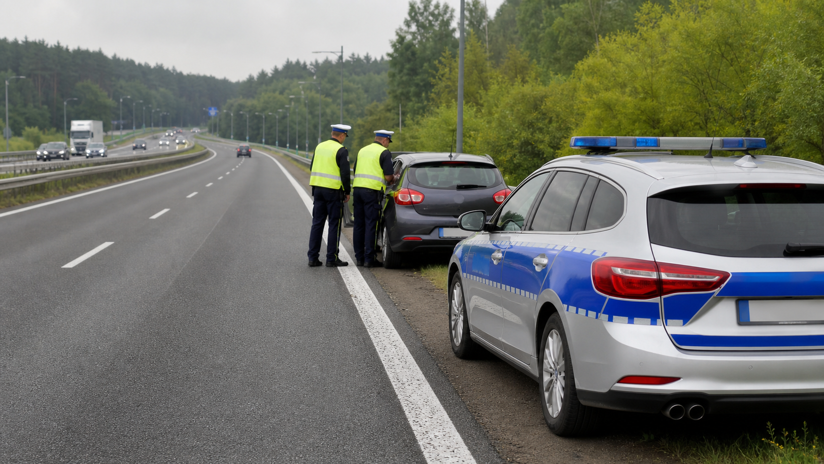 Śląska drogówka wzmacnia kontrole podczas powrotów z wakacji Śląska drogówka wzmacnia kontrole podczas powrotów z wakacji