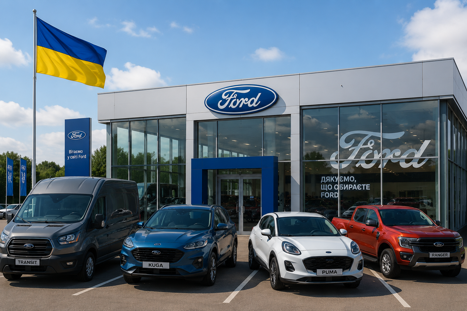Ford продав 120 000 авто в Україні: ювілейним став Transit