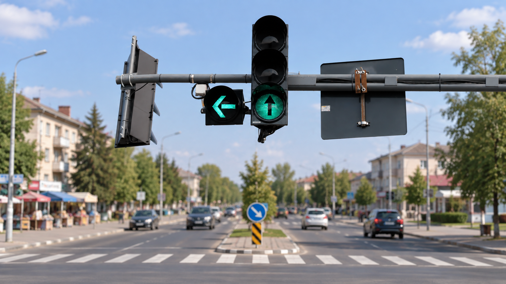Semafor inteligent lângă autogara Drochia: ce s-a schimbat pe R7 Semafor inteligent lângă autogara Drochia: ce s-a schimbat pe R7