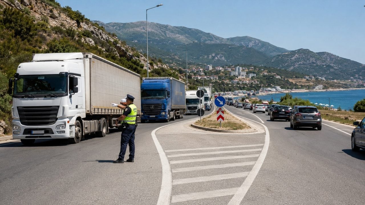 Në Shqipëri vazhdojnë kufizimet sezonale për mjetet e rënda Në Shqipëri vazhdojnë kufizimet sezonale për mjetet e rënda