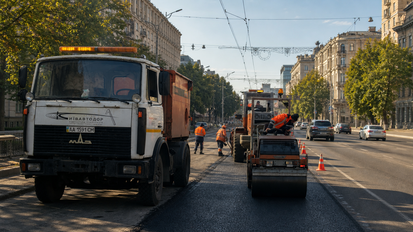 Движение по Большой Васильковской и бульвару Шевченко ограничено до 8 сентября Движение по Большой Васильковской и бульвару Шевченко ограничено до 8 сентября