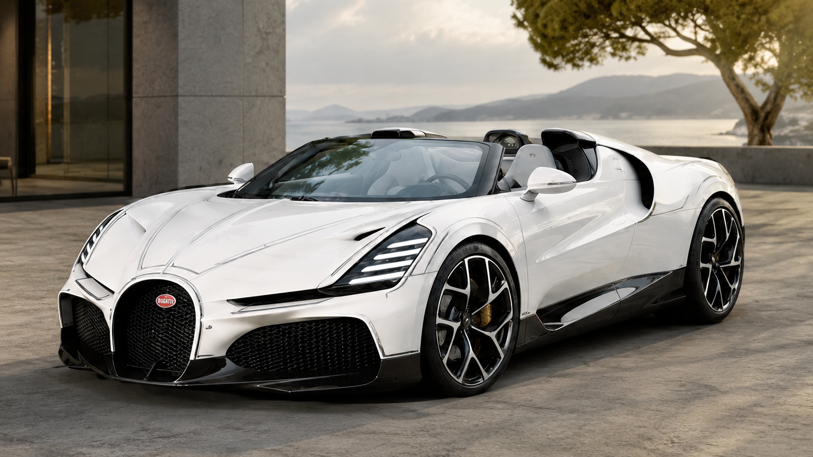 Bugatti W16 Mistral Blanc Éternel: навіщо гіперкару справжня порцеляна Bugatti W16 Mistral Blanc Éternel: навіщо гіперкару справжня порцеляна