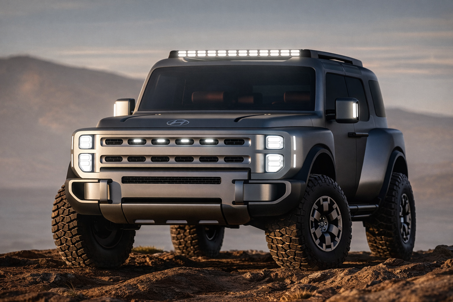 Hyundai Boulder Concept 2026 — новый взгляд на внедорожники будущего