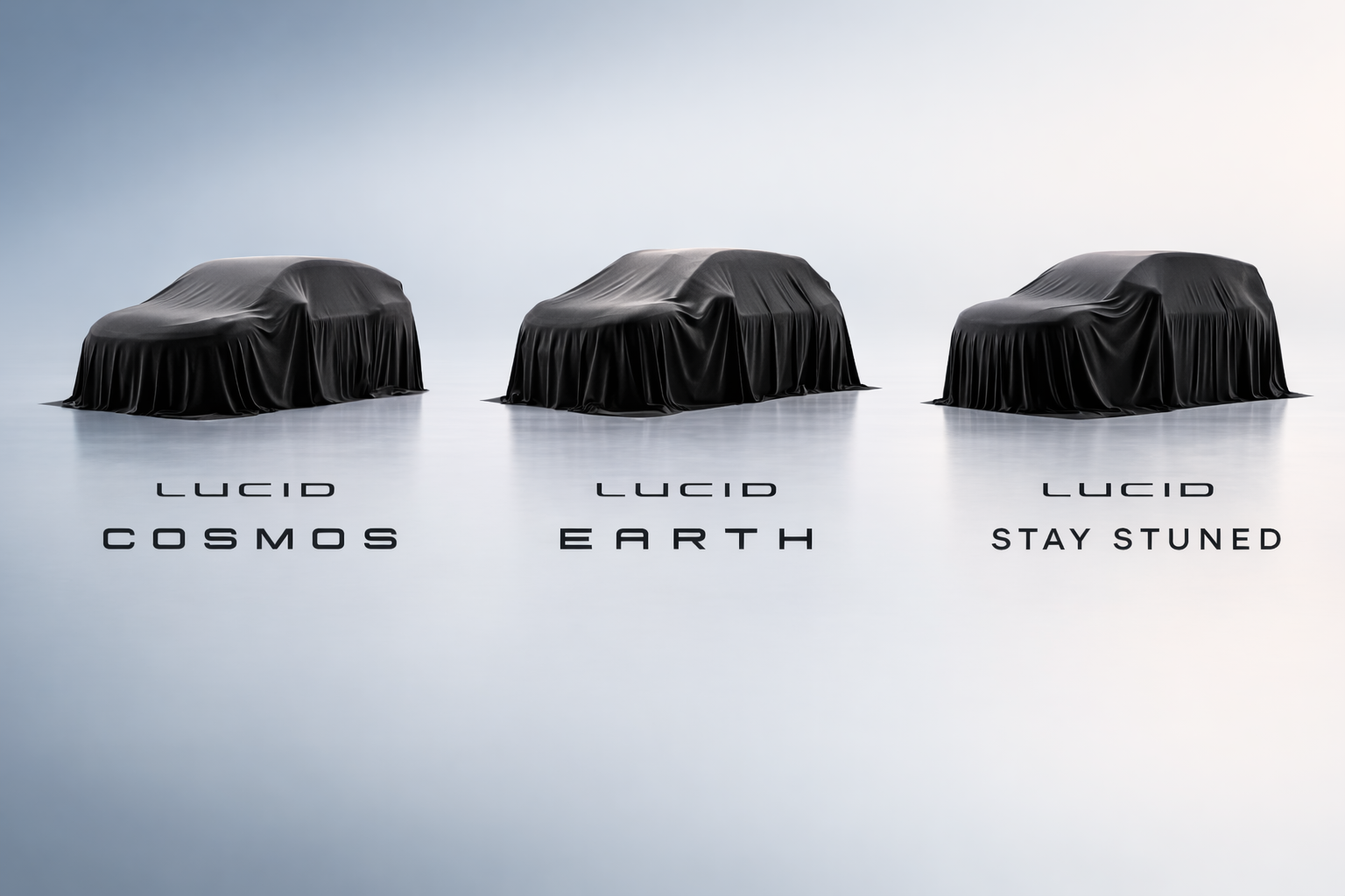 Новые электромобили Lucid: Cosmos, Earth и роботакси Lunar