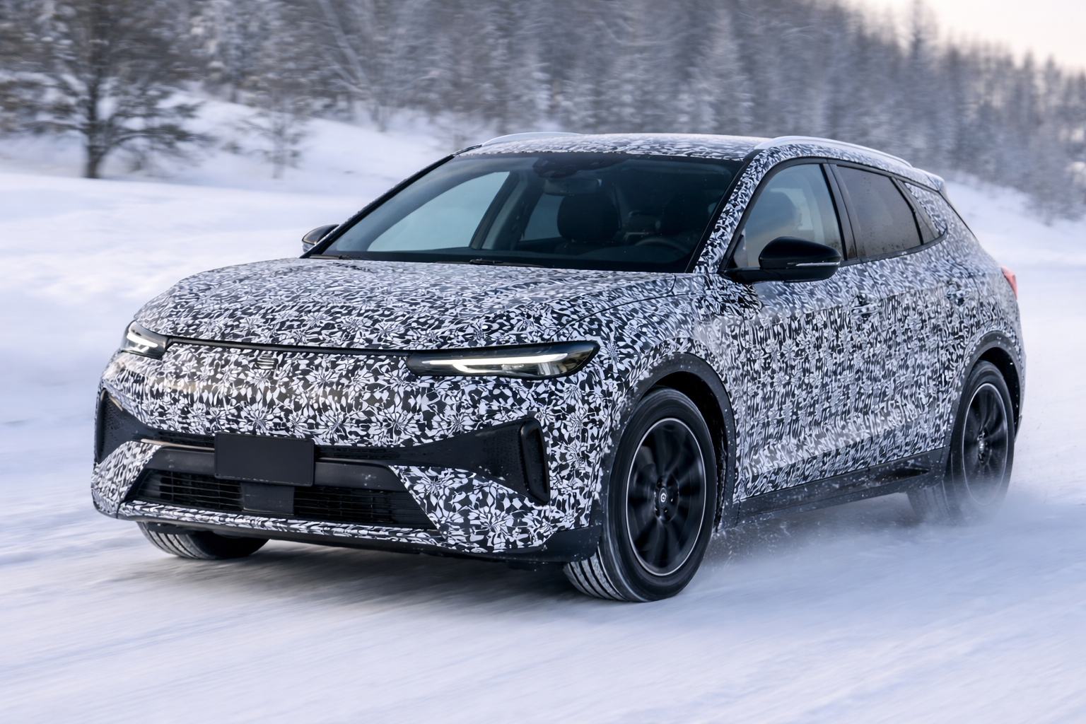 Hyundai IONIQ 3 прошёл зимние тесты за Полярным кругом