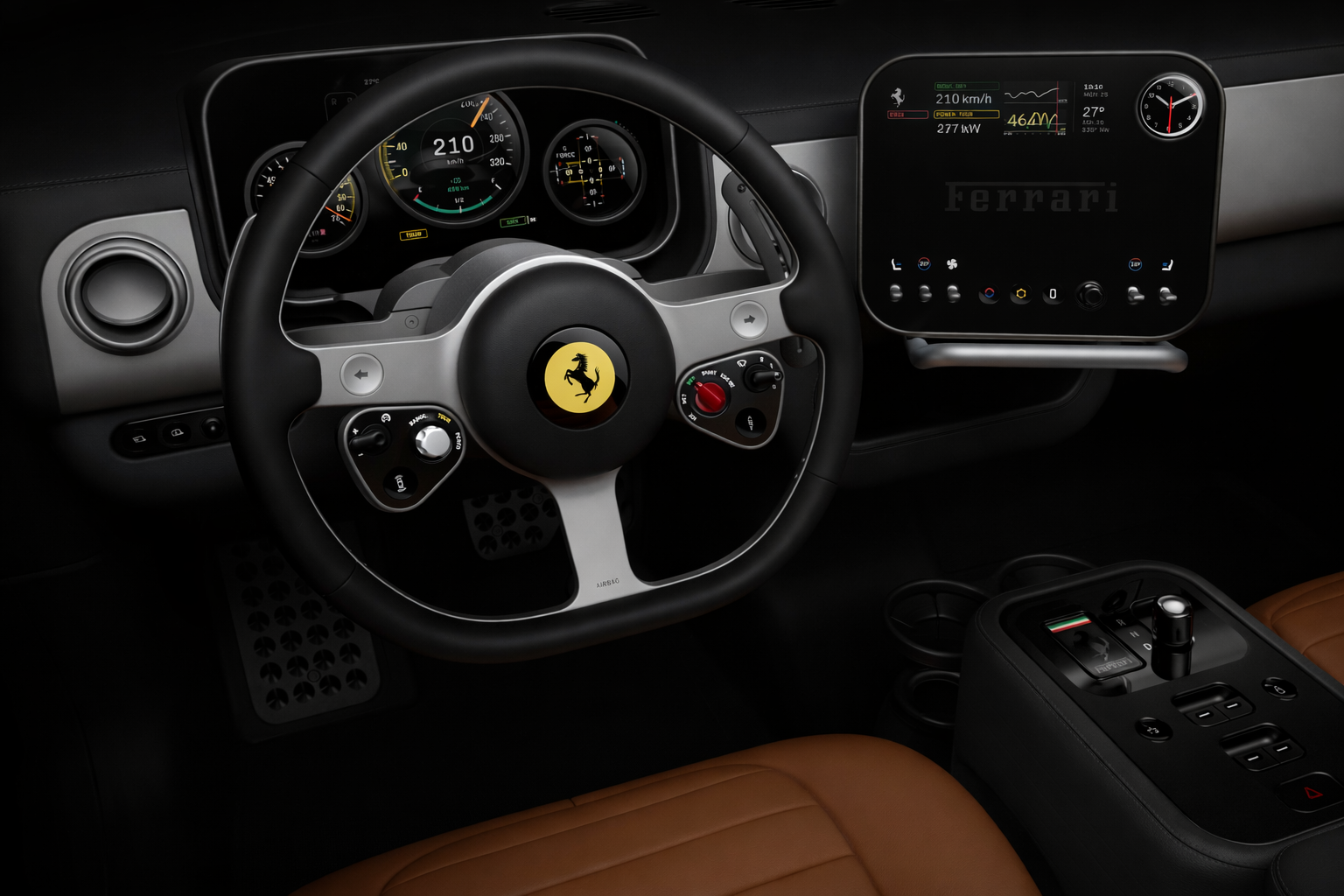 Ferrari Luce — первый полностью электрический Ferrari с дизайном от Jony Ive