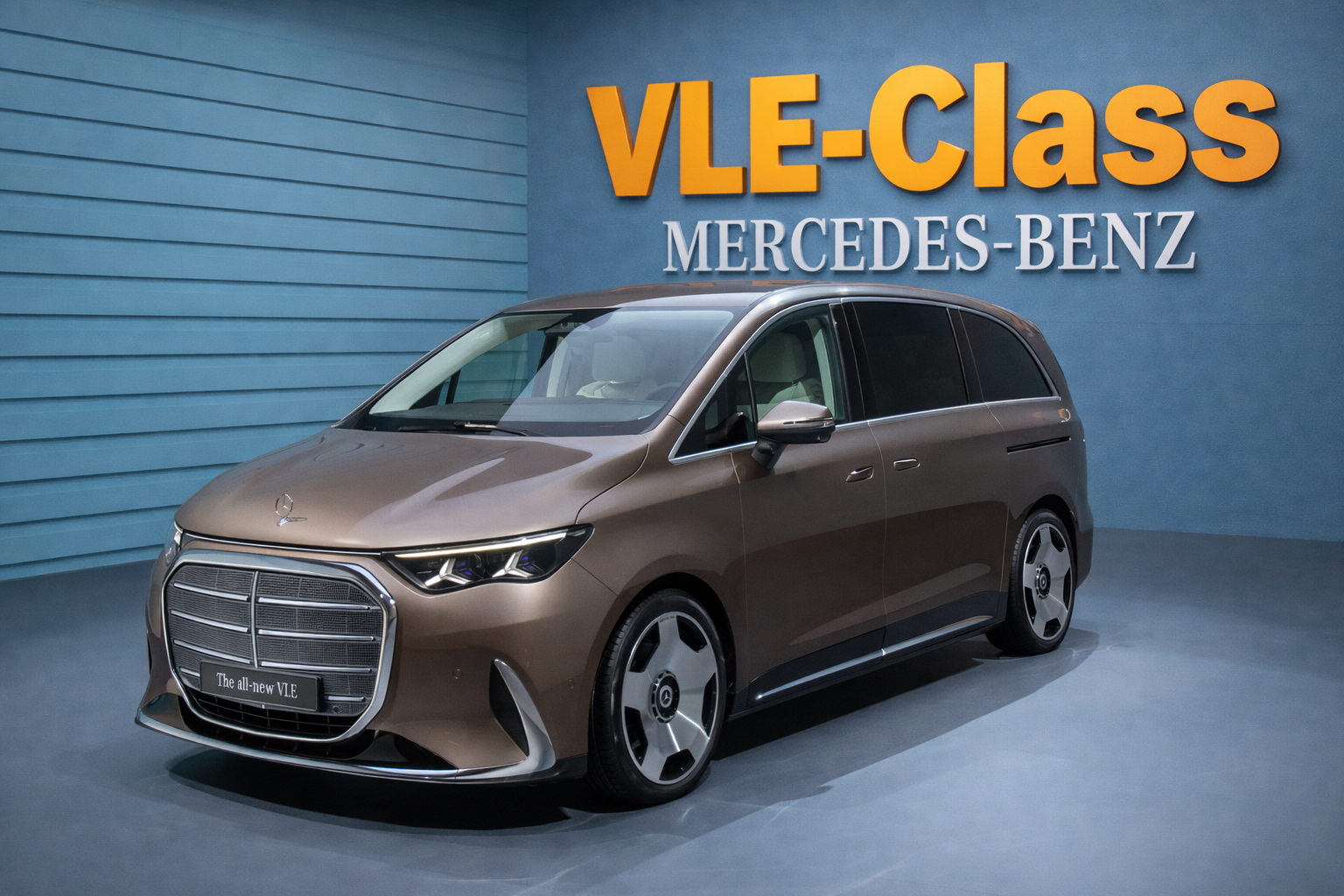 Mercedes-Benz VLE Class — новый электрический премиальный минивэн будущего